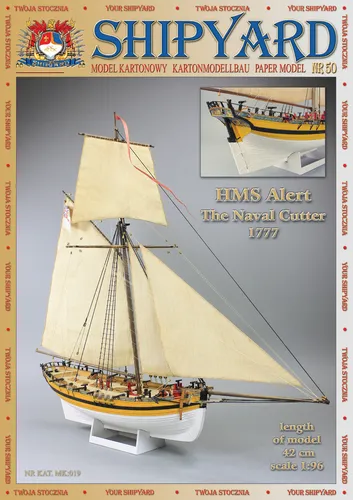 Kartonmodell HMS Alert 1:96 Shipyard