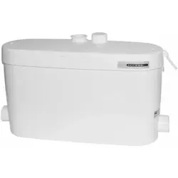 SaniBroy Hebeanlage SANIACCESS 4 – Schallgedämmt und Steckfertig - Wasserpumpen & Zubehör – Ideal für den Haushalt, fördert bis zu 5x50 m und ermöglicht vielseitige Anschlüsse für Waschbecken, Dusche und mehr.