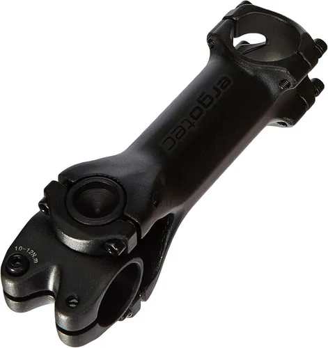 Ergotec 40279001 140 mm Swell R Eco Ahead Vorbau - Schwarz - Vorbauten für universelle Fahrräder, 140 mm lang, stabil und leicht für optimierte Fahrposition und Komfort.