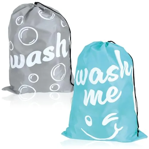 com-four® 2x Wäschesack für Reisen von COM-FOUR