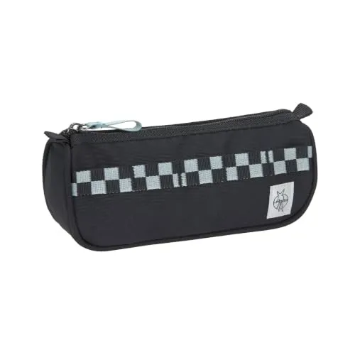LÄSSIG Slim Unique Schlampermäppchen Soft Pencil Case Black | für die Schule, Federmäppchen, robust, leicht, langlebig