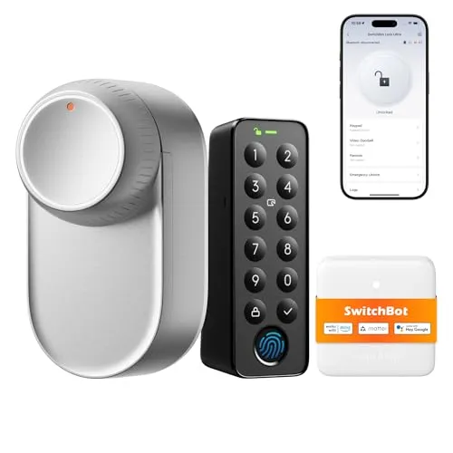 SwitchBot WLAN Smart Lock Ultra mit Touchscreen-Tastatur