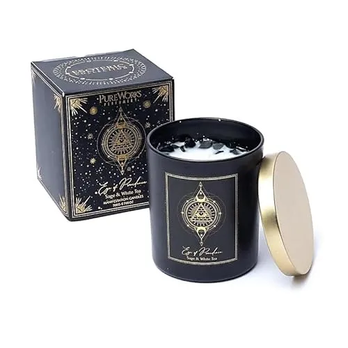 Panotophia Manifestationskerze Glaskerze Auge der Vorsehung im Glas mit Deckel - 200g