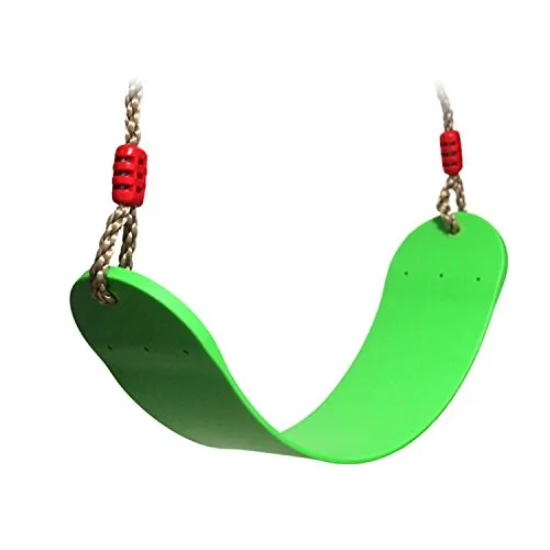 EXTSUD Elastische Kinderschaukel - Ergonomische und rutschfeste Schaukel aus weichem EVA-Material, ideal für drinnen und draußen. Verstellbare Seillänge bis 2 m für optimale Sicherheit und Komfort.