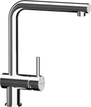 Schock Epos Chrom Hochdruckarmatur - 540120CHR - Moderne Armatur mit Ausziehauslauf und 180° Schwenkbereich, ideal für vielseitige Küchennutzung.