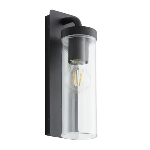 Brilliant Außenwandleuchte Aosta hängend Schwarz matt - Lampen für Außenbereich, bietet energieeffiziente Beleuchtung und dekorativen Akzent, ideal für sichere Wege und Eingänge.