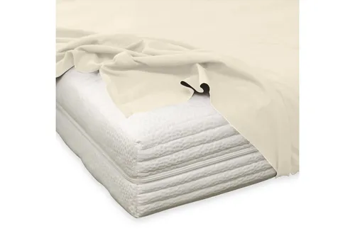 TRAUMSCHLAF Betttuch Feinbiber - Flauschig weiches Bettlaken - Betttücher aus Feinbiber, ohne Spannrand. Ideal für Einzel- und Doppelbetten, flauschig weich und warm für angenehme Nächte.