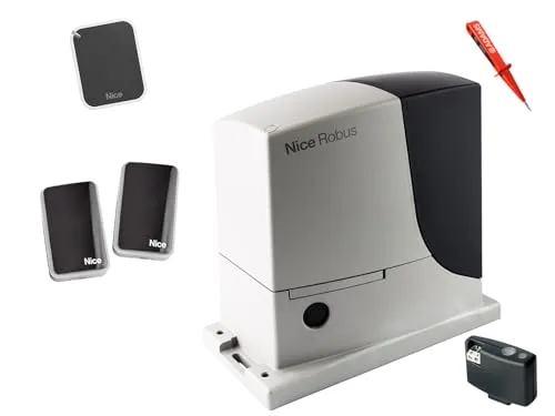 Nice ROBUS 1000 KIT Schiebetorantrieb 1000kg + 1x Handsender ON2E + Lichtschranken EPMB EADAMS Set 4in1