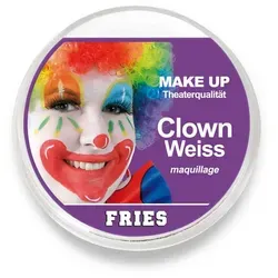 Fries Theaterschminke Theater Aqua Makeup Make Up Farbige Schminke 14 g Halloween Karneval, Theaterqualität weiß