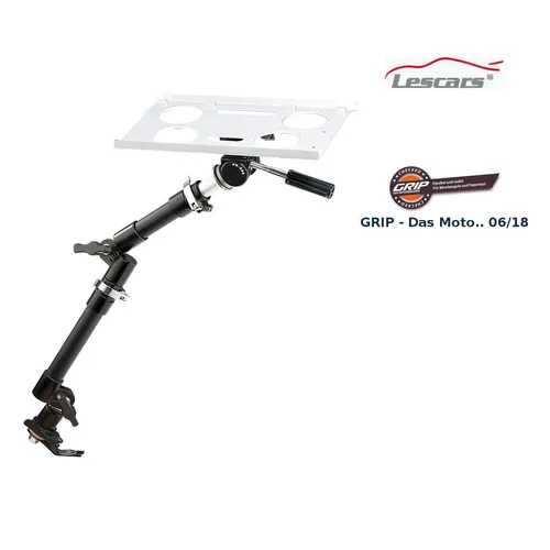 Produktbild Lescars Laptophalter: Faltbare Universal-Notebook-Kfz-Halterung