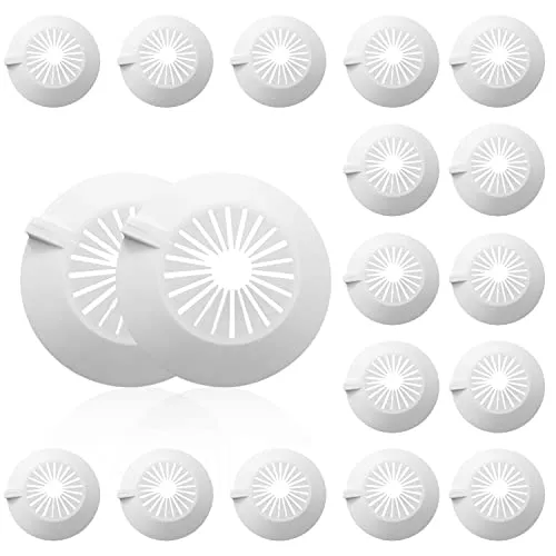 ZIOYA 30 Stück Rohrabdeckungen Heizkörper Rosette Heizkörper Rohrabdeckung Rohrleitungen Rohrleitungen Rosetten Schlauch Wasserrohre Abdeckung Heizkörper (14-29 mm)