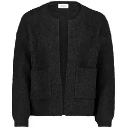 Cartoon Damen Strick-Cardigan mit Taschen Anthracite Melange, 40 - Strickjacke für Damen im Oversized-Stil mit praktischen Taschen, ideal für einen lässigen Look und angenehmen Tragekomfort.