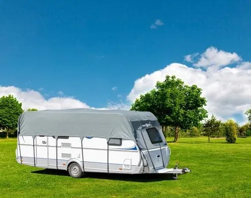 Brunner Top Cover Caravan Dachschutzplane, 500-550cm