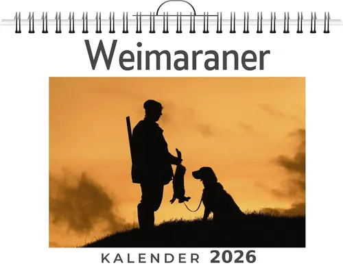 Sofia Lehmann | Weimaraner | Kalender | Deutsch | 2026 | FlipFlop