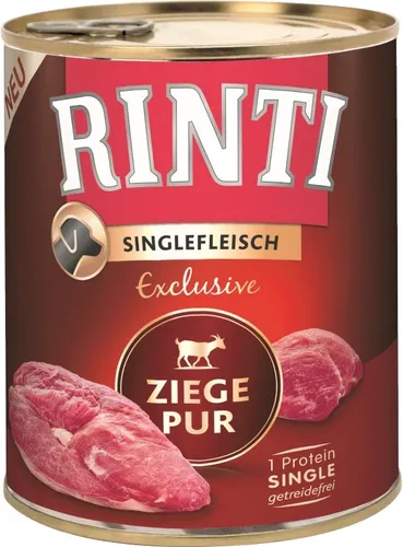 Rinti Singlefleisch Exclusive Ziege Pur 800 g Adult