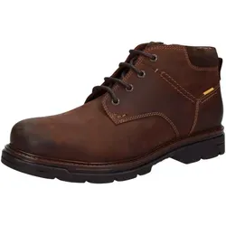 camel active Stiefelette aus Leder in Braun – 42 EU - Wanderschuhe mit 4 cm Blockabsatz und 11 cm Schafthöhe für optimalen Tragekomfort und Stil in der Natur.