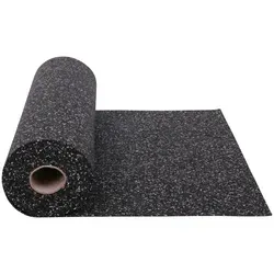 SZ METALL Gummimatte, 100x125 cm schwarz - Robuste Gummimatte zur Dämpfung, ideal für Werkstätten und Fitnessbereiche, schützt den Boden und sorgt für mehr Sicherheit.