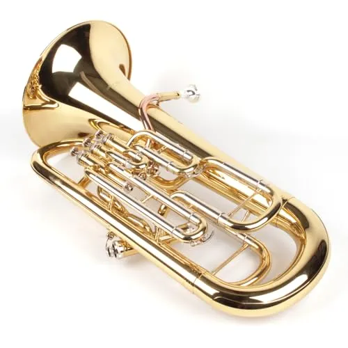 Karl Glaser Bb Euphonium 4 Perinetventile Goldmessing inkl. Koffer