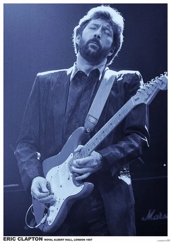 Poster ERIC CLAPTON - Royal Albert Hall London 1987 ca60x85cm NEU 15388