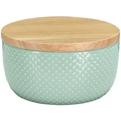 Kleine Wolke Wattedose DOTTY Eucalyptus in türkis von Kleine Wolke