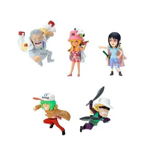 Banpresto BANDAI - Figur World Collectable Figure - One Piece - A - 7cm - (5 Ver