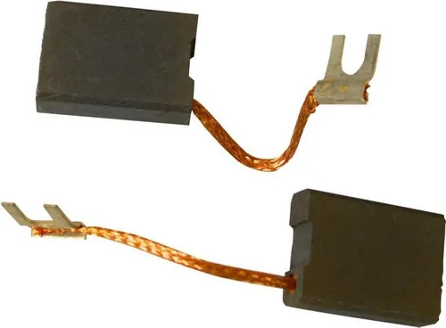 2x Kohlebürsten für Bosch-Winkelschleifer 1752G7, 6,3 x 16 x 22 mm