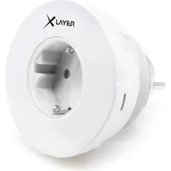Xlayer Ladegerät Steckdosenadapter inkl. 3x USB Typ A & 1x USB Typ C Weiß