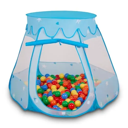 Selonis Baby Spielzelt mit 300 bunten Bällen – 105x90cm von SELONIS