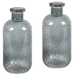 2er Set Aesthetic Deko Vase Blumenvase Missy Grau