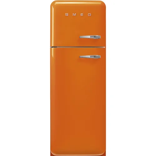 Smeg FAB30LOR5 Kühl-Gefrierkombination Orange - Kühlschrank im Retrodesign der 50er Jahre mit Life Plus 0° Zone für optimale Frische von Fleisch und Fisch. Ideal für stilbewusste Küchen!