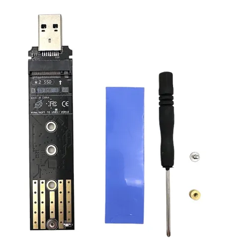 Combo SSD Konverter / Adapter, M.2 NVMe oder SATA, USB 3.2 von BerryBase