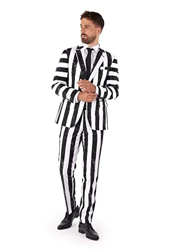 Beetlejuice Anzug in weiß von OppoSuits