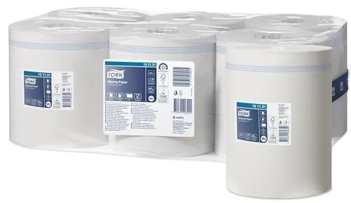 TORK Mehrzweck Handtuchrollen, 1-lag., hochweiß, 6 Stück - Handtücher für vielseitige Anwendungen, unperfekt für effiziente Nutzung und ideal für Gastronomie und Hygiene.