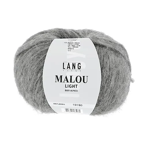 Lang Yarns Malou Light 005 medium grey 50g Wolle