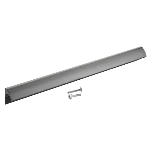 SOTECH Griffleiste Blackline ELEGANCE Aluminium BA 320 mm schwarz matt eloxiert L: 340 mm Schranktürgriff deckt alte Bohrlöcher ab