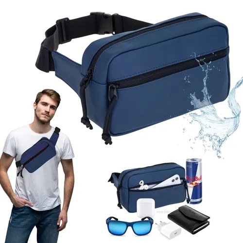 Hüfttasche Crossbag Gürteltasche Waist Bag Hydro Tasche Plane 12827 Blau +e