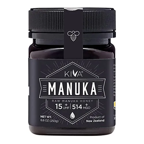 Kiva Roher Manuka-Honig, zertifiziert als UMF 15+ (MGO 510+) – Neuseeland (250g)