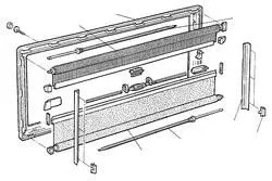 Dometic Teilesatz grau für S3 und S4