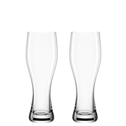 Leonardo 049447 Weizenbierglas/Bierglas - Glas - 2 er Set - 0,33l