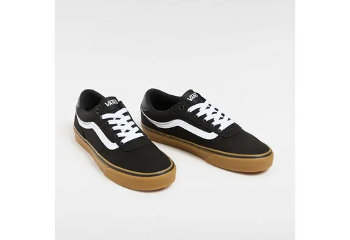 Vans Brooklyn LS Herren Sneaker, Schwarz, 47 EU in schwarz von Vans