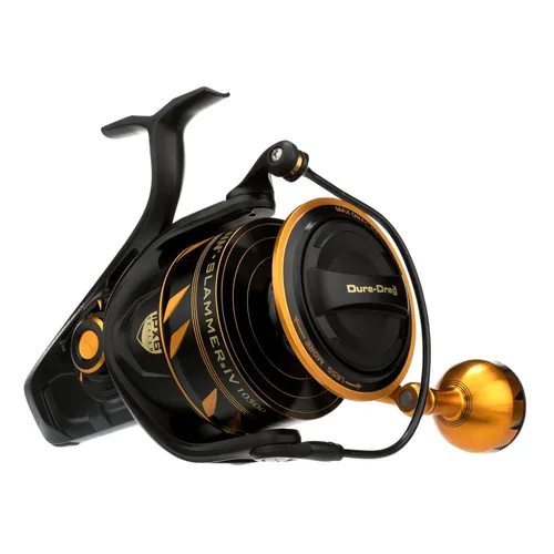 PENN Slammer IV Spin 10500 – Robuste Angelrolle von TACKLE-DEALS - Angelrolle mit Vollmetallgehäuse und IPX6 Versiegelung für ultimativen Schutz, ideal für anspruchsvolle Angler. Perfekt für Süß- und Salzwasserfischen.