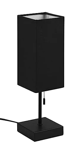 Reality Leuchten Tischleuchte Ole R51061032 - Moderne Tischlampe in Schwarz mit USB-A & C Buchse, ideal zum Laden mobiler Geräte. Perfekt für stilvolle Akzente in jedem Raum.