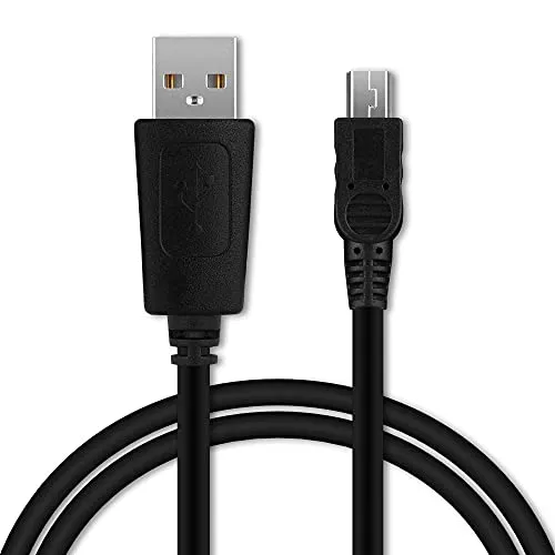 CELLONIC USB Kabel 1m kompatibel mit Garmin Alpha 100 / Astro 320, 220 / Atemos 100 / DriveTrack 71 / T5, K5 Ladekabel Mini USB auf USB A 2.0 Datenkabel 1A schwarz PVC