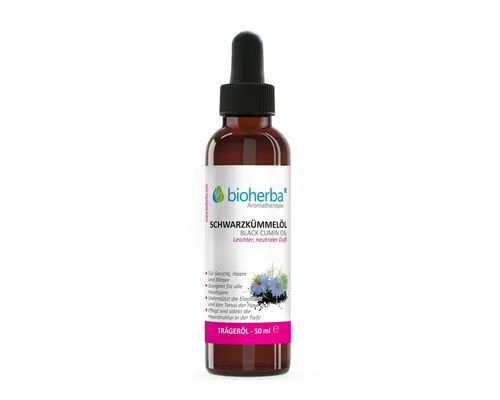 BIOHERBA R Pflege-Set Bioherba Schwarzkümmelöl Reines Schwarzkümmel-Trägeröl 50 ml