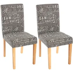 2er-Set Esszimmerstuhl Littau - Bequeme Stühle mit modernem Design - Kategorie: Stühle. Dieser stilvolle Esszimmerstuhl bietet hohen Komfort durch weiche Polsterung und hohe Rückenlehne, perfekt für gesellige Abende und entspannte Familienessen.