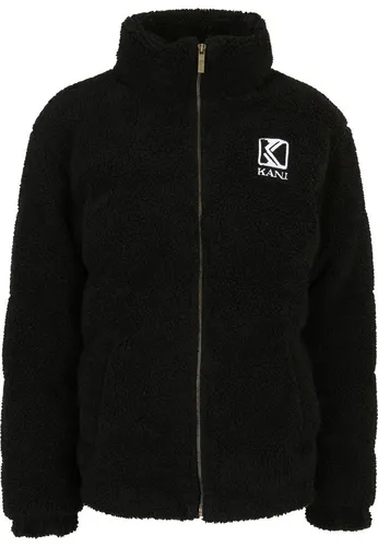 Karl Kani Herren Retro Teddy Puffer Jacket Schwarz XS in schwarz von Karl Kani