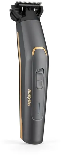 BaByliss Graphite Multi Trimmer 12-in-1 - Gesichtshaartrimmer mit 12-in-1 Funktion, 100% wasserdicht und ideal für präzises Styling von Kopf bis Fuß.