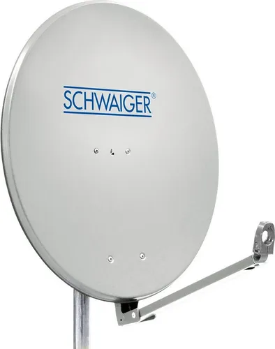 Schwaiger SPI910.0 Sat-Spiegel 88 cm, Aluminium, hellgrau