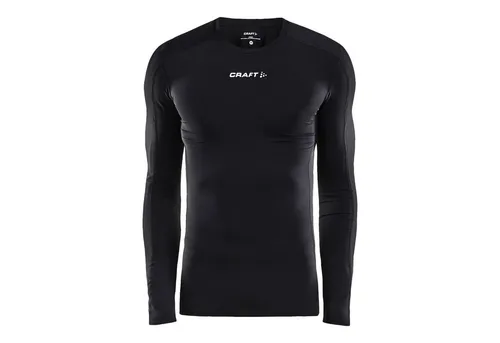Craft Pro Control Kompressions-Langarmshirt für Herren, Größe XXL - Laufunterwäsche mit fortschrittlichem Body-Control-Gewebe, das die Muskelkraft konzentriert und deine Performance steigert - ideal für Workouts und kalte Spieltage.