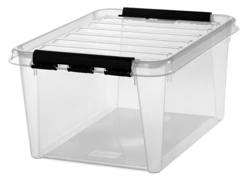 Produktbild SmartStore Aufbewahrungsbox CLASSIC 31 32 Liter transparent / schwarz